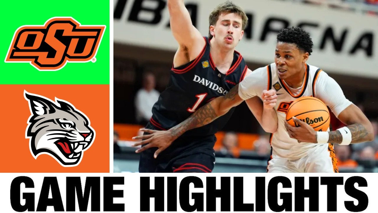 Oklahoma State vs Davidson Highlights | Men's Basketball | College Basketball 2026