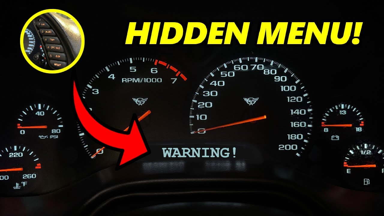 C5 Corvette Driver Information Center SECRETS - Every DIC Feature Explained!