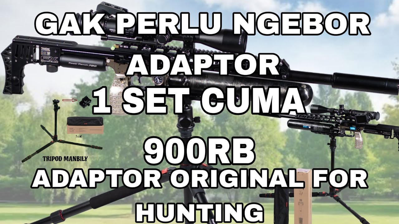 TRIPOD MURAH , KOKOH, SATU SET ADAPTOR BUAT NYANGGONG