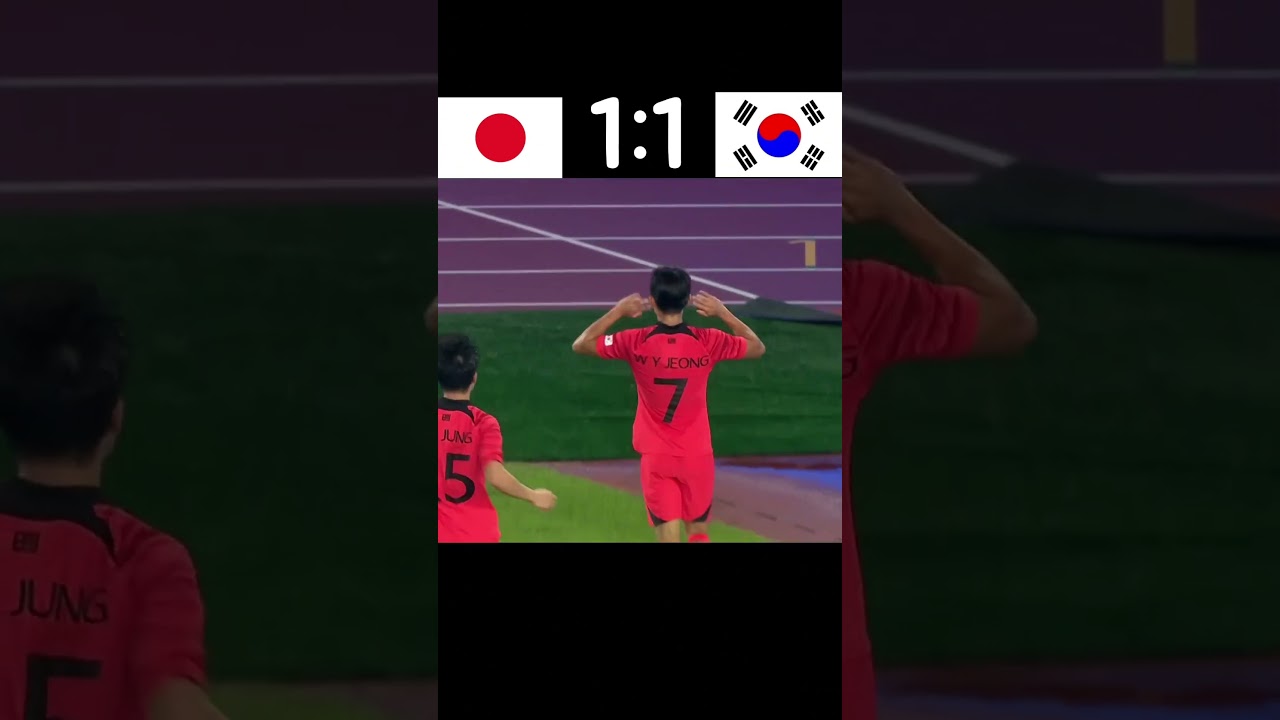 South Korea 🇰🇷 vs 🇯🇵 Japan #southkorea #Japan #asiangames2023 #asiangame #southkoreavsjapan