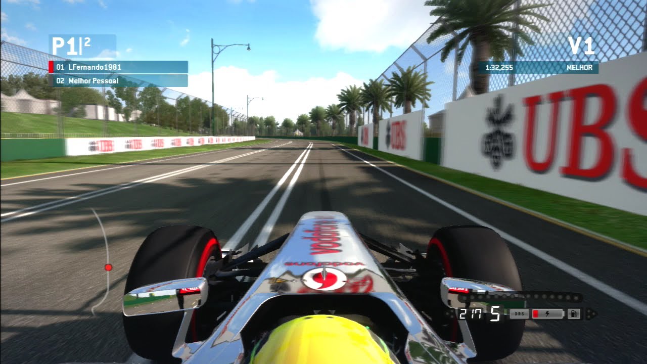 F1 2013: Vodafone McLaren Mercedes - Melbourne Austrália - Sem assistências (No assists)
