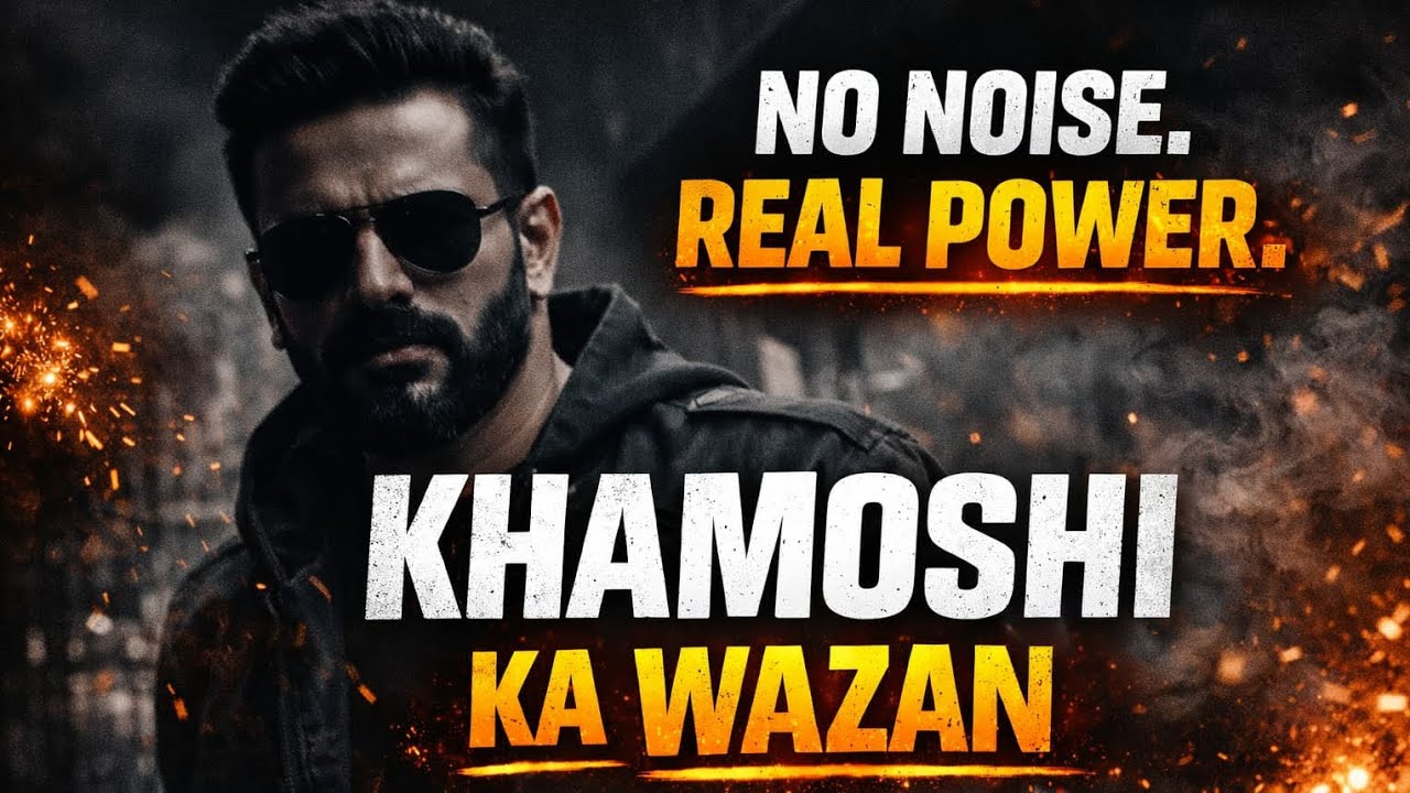 Khamoshi Ka Wazan | Attitude 😈 Rap Song | Desi Drill | No Noise Real Power | New Song 2026 