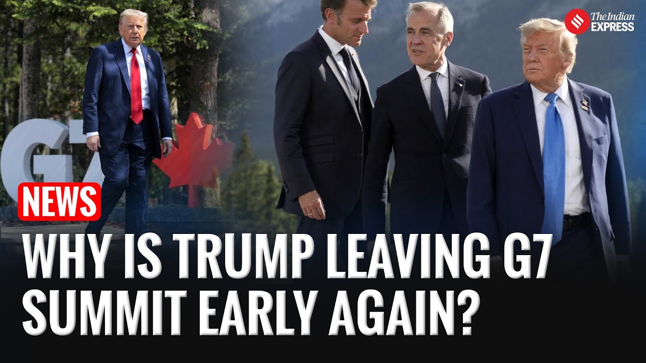 Donald Trump Cuts G7 Trip Short Amid Middle East Crisis | G7 Summit Canada | Israel Iran War