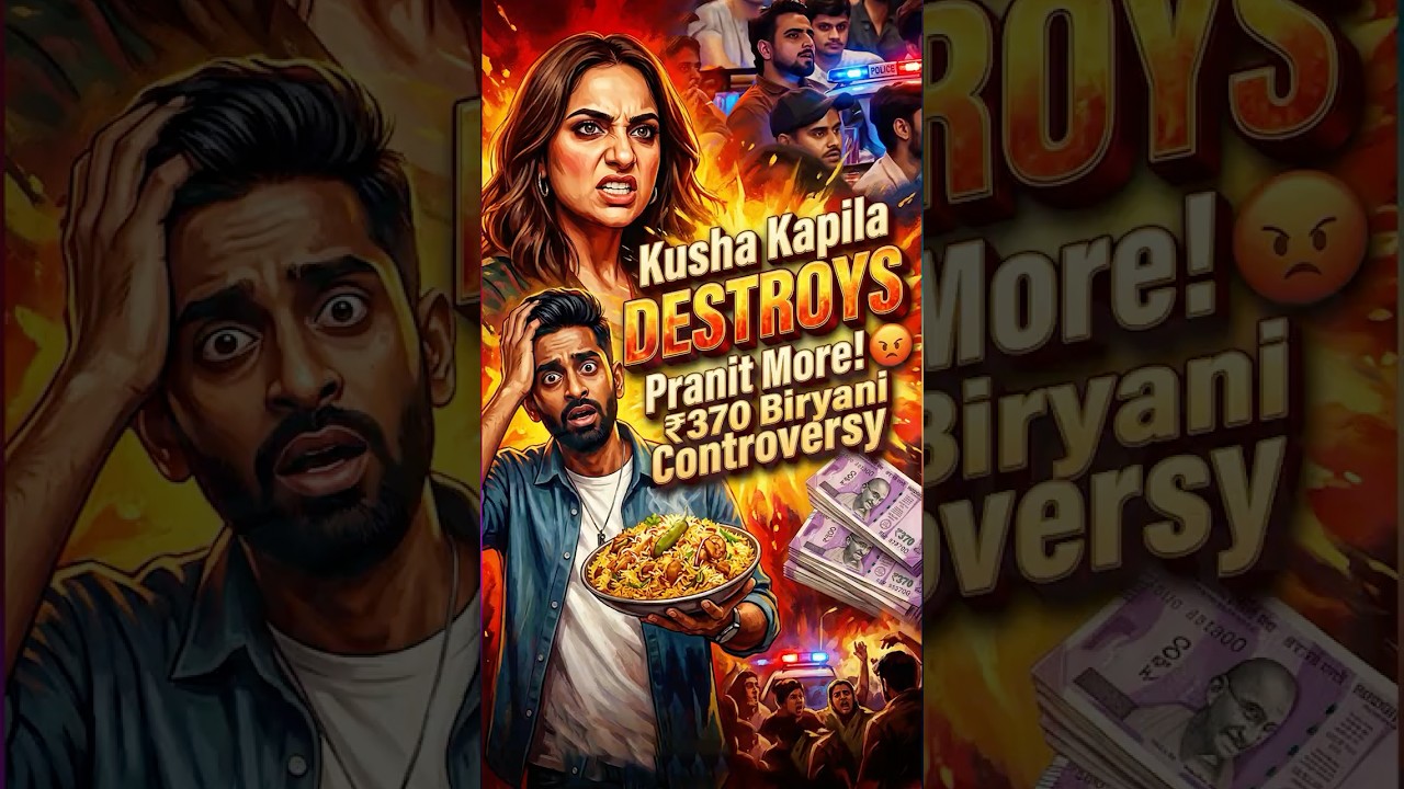 Kusha Kapila DESTROYS Pranit More! 😡 The Shocking ₹370 Biryani Controversy Explained!