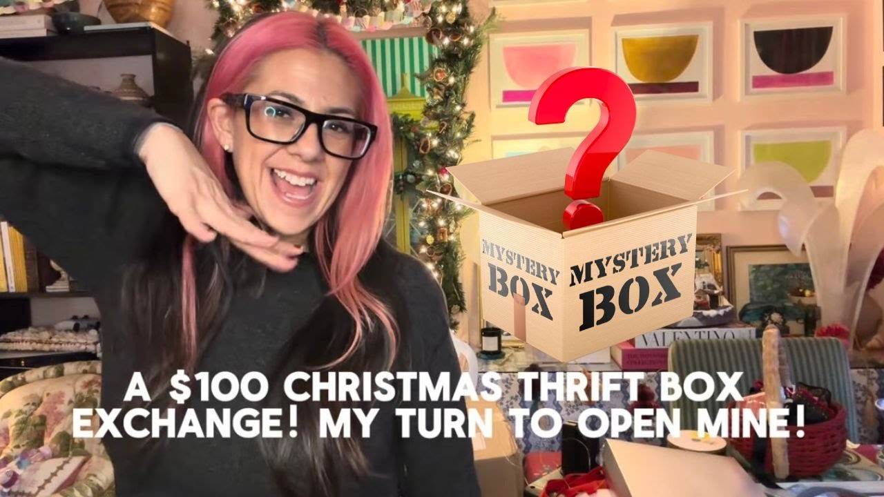 Распаковка загадочной коробки с покупками из секонд-хенда за 100 долларов, которую выбрала для ме...