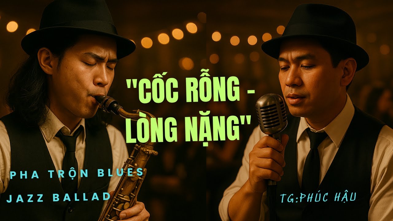 Cốc Rỗng &ndash; L&ograve;ng Nặng | Vietnamese jazz ballad -blues | ca sĩ Duy Vũ  TG:Ph&uacute;c Hậu