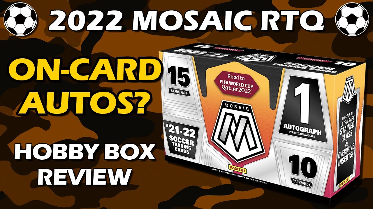 2021 2022 Panini Mosaic Road to FIFA World Cup Qatar Hobby Box Review RTQ