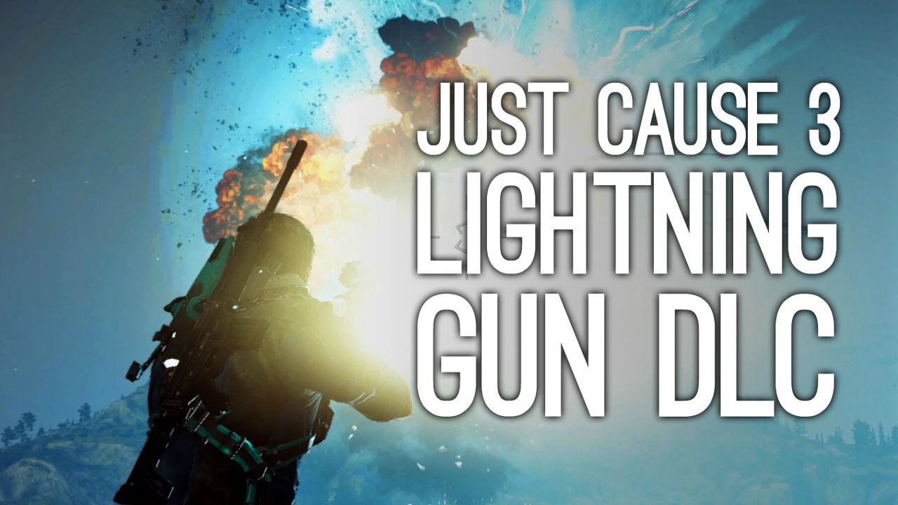 Just Cause 3 Lightning Gun DLC Gameplay Calls Down Actual Lightning (Bavarium Sea Heist DLC)
