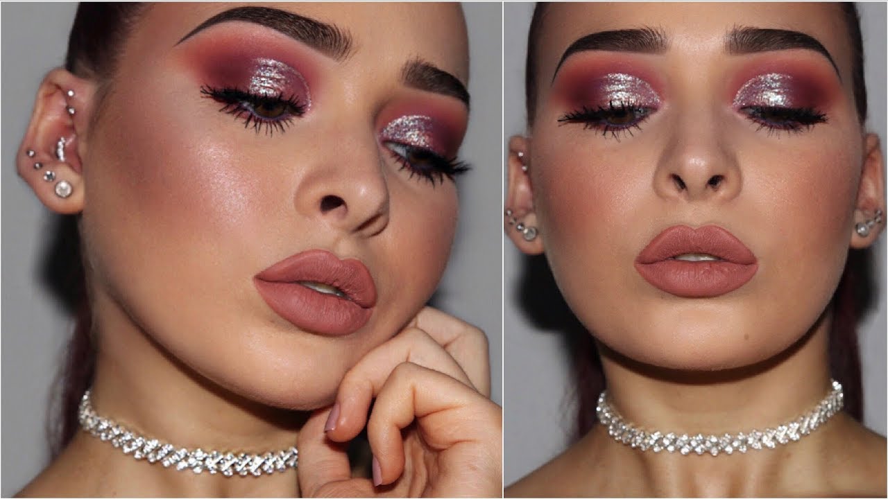 Half Cut Crease Makeup Tutorial | Huda Beauty Desert Dusk Palette