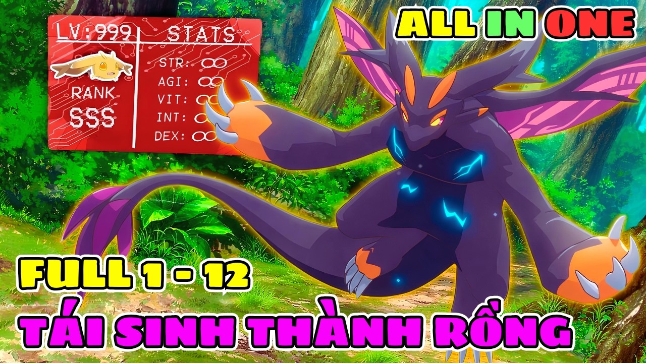 T&ocirc;i Chuyển Sinh Th&agrave;nh Trứng Rồng Mạnh Nhất Cấp SSS | Full 1 - 12 | Review Phim Anime