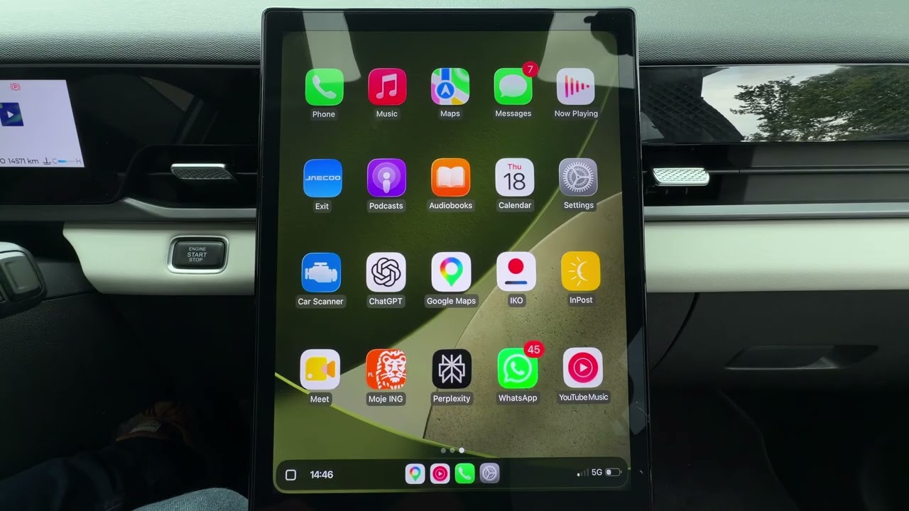 Jaecoo 5 &mdash; как включить цветовые фильтры в CarPlay