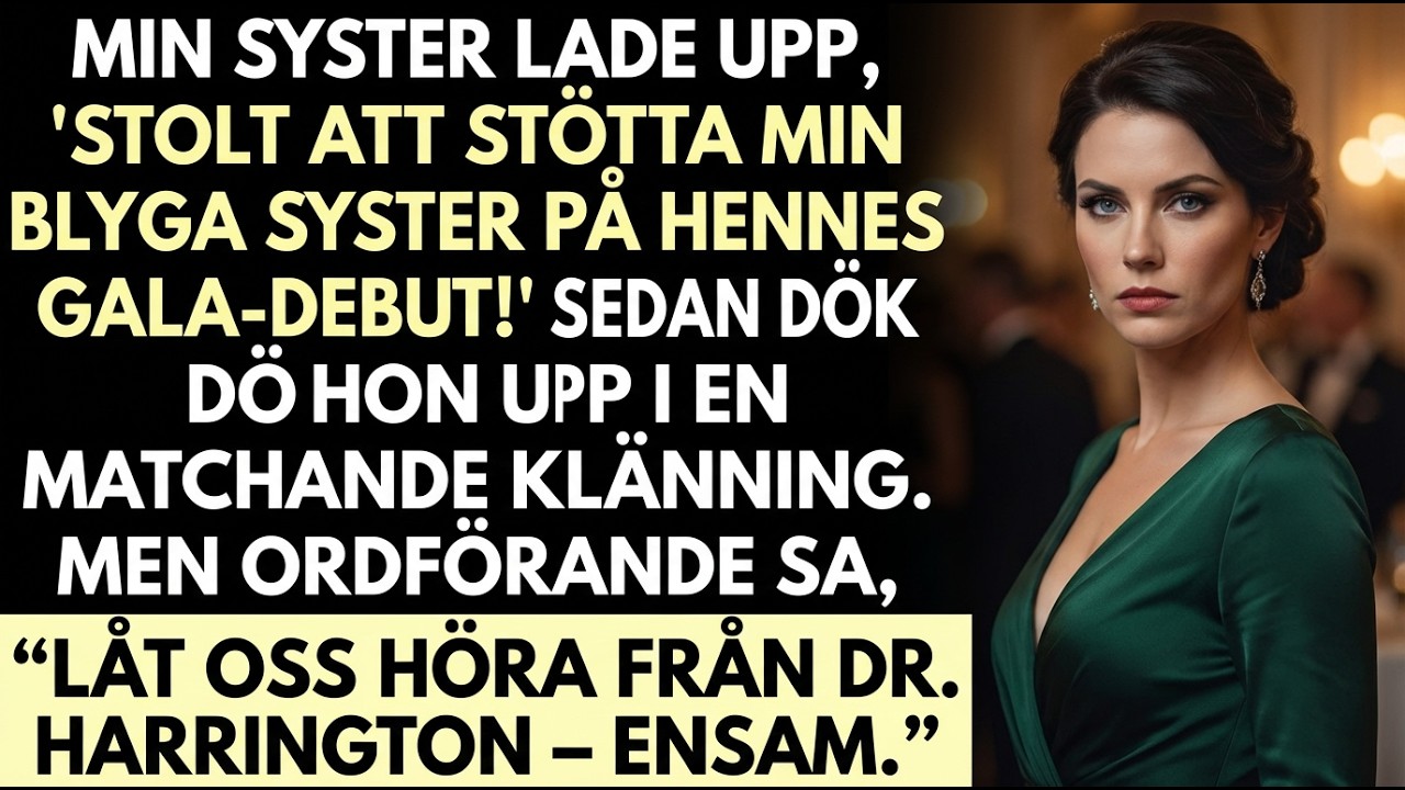 Min familj sa att jag skulle skämma ut mig—skickade min syster till $5M-galan.