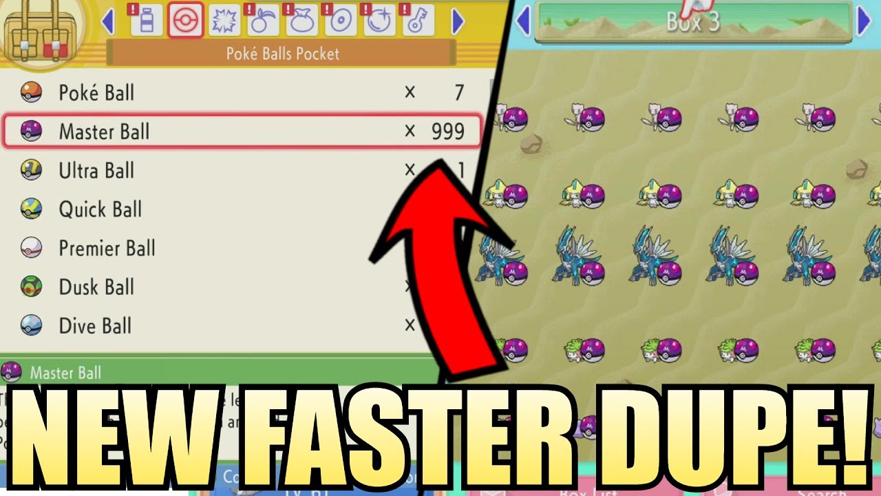 FASTEST & FREE METHOD Item and Pokemon Duplication in Pokemon Brilliant Diamond Shining Pearl
