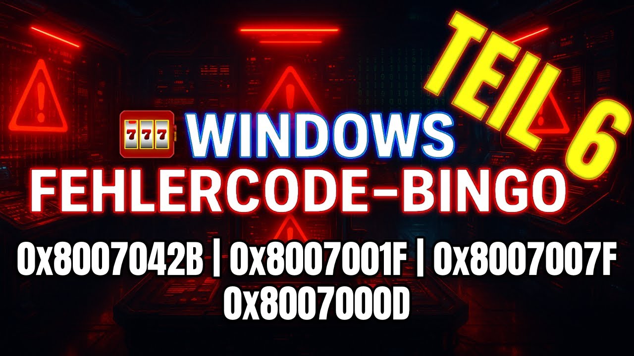 🚨 Windows 11 Upgrade-Fehler 0x8007042B, 0x8007001F & Co – SO fixst du ALLES!