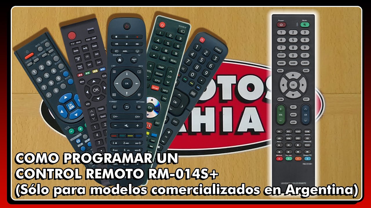 CODIGOS PARA PROGRAMAR UN CONTROL REMOTO UNIVERSAL HUAYU RM-014S NVTC