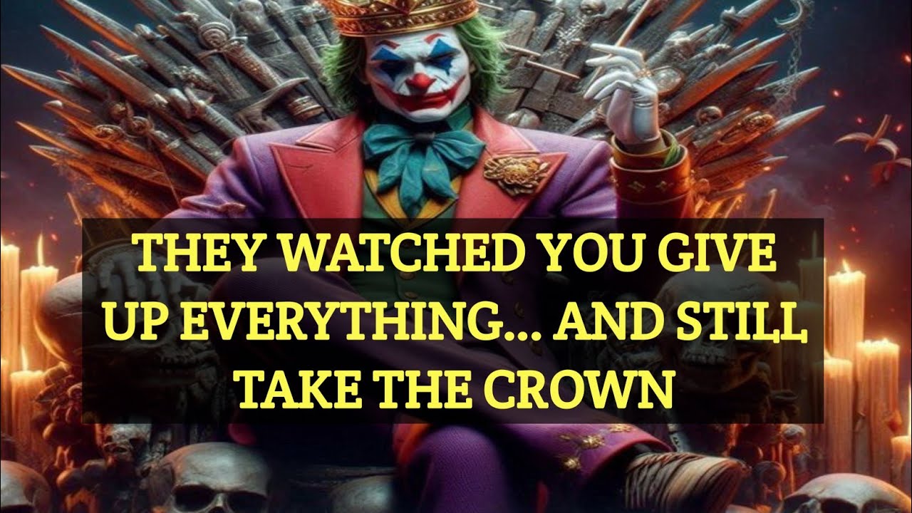 THEY WATCHED YOU GIVE UP EVERYTHING… AND STILL TAKE THE CROWN 👑💀 joker speech 