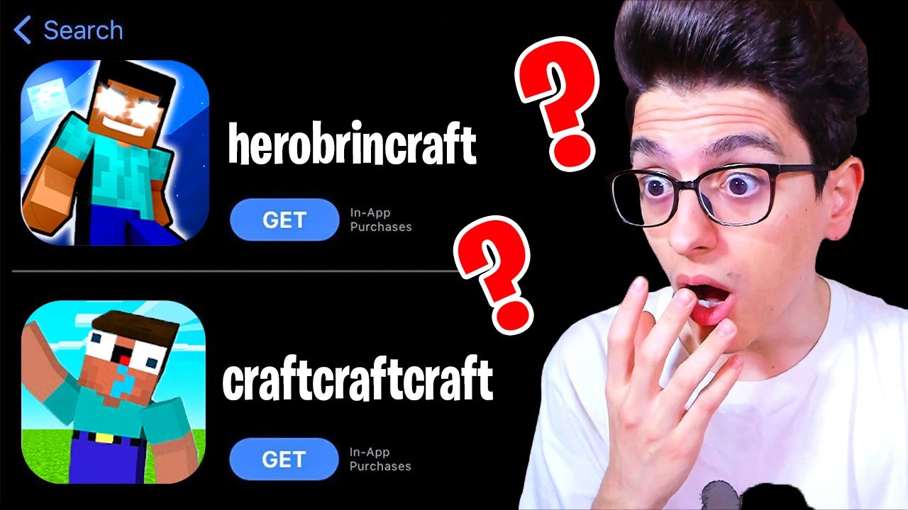 I PEGGIORI GIOCHI TRUFFA TRA LE APP SU MINECRAFT!!