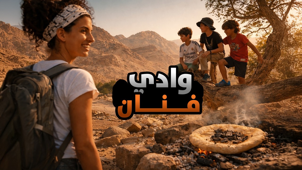 مغامرة في نزل فينان البيئي 🌵 بدون كهرباء! خبز العربود ومراقبة النجوم في وادي فينان  Feynan Ecolodge 