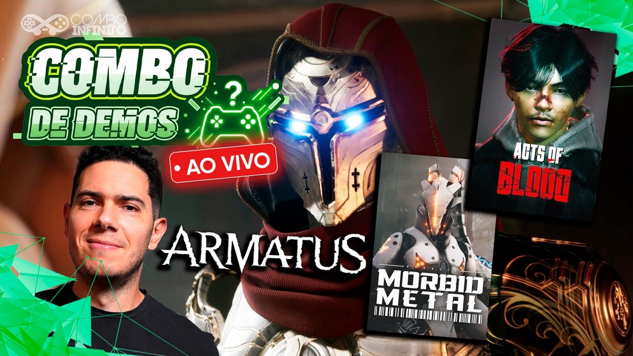 ARMATUS (A cara de Returnal), Acts of Blood (Yakuza?) e Modbid Metal (Ubisoft?) - COMBO DE DEMOS #2