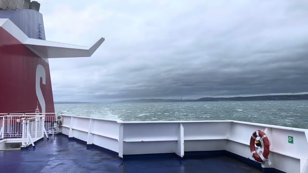 Belfast to Cairnryan during remnants of Storm Babet with Stena Line