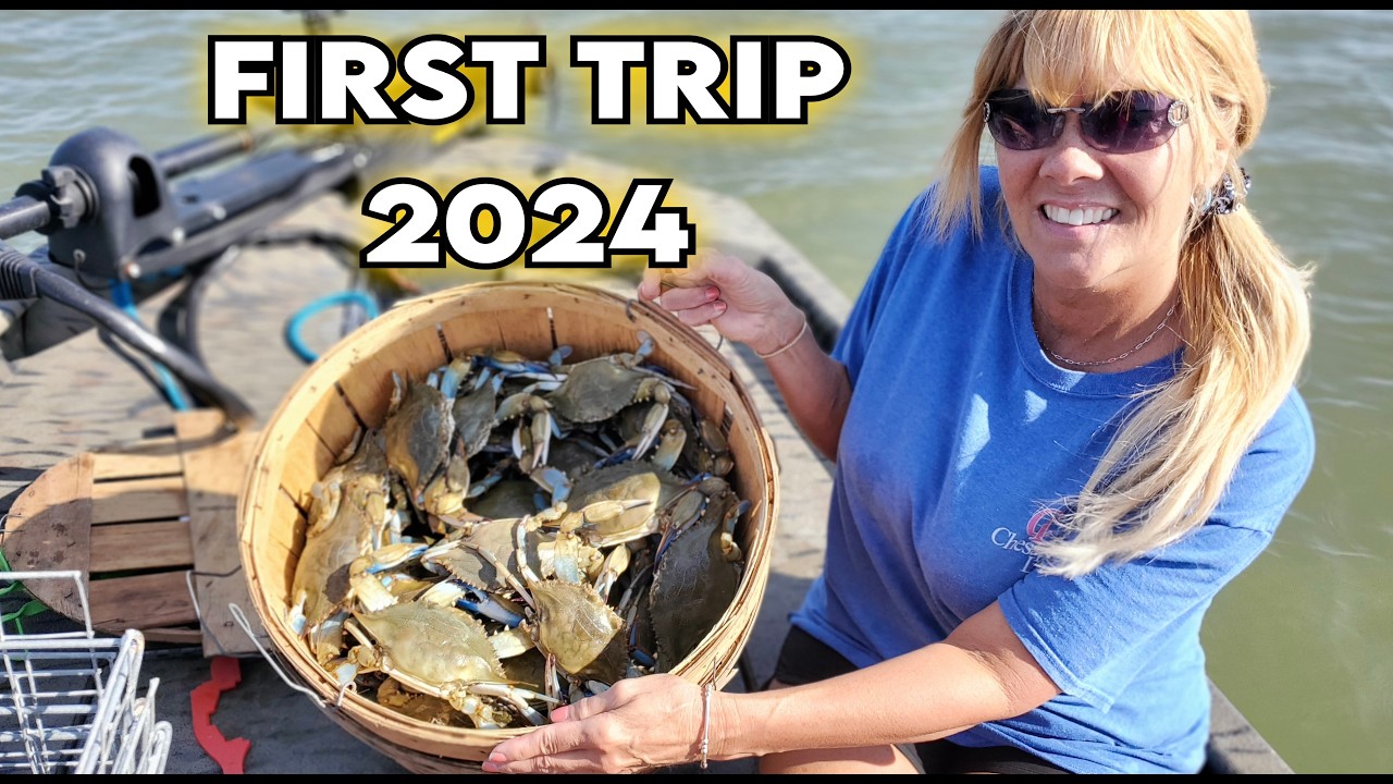 Maryland Blue Crabbing, How to fill a bushel.