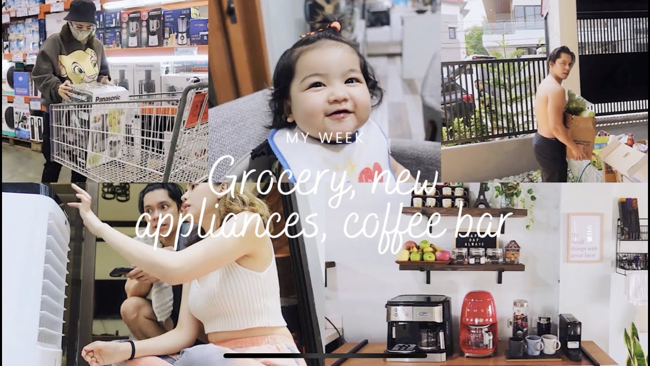 My Week: Grocery, House Cleaning, Coffee Bar Organization & New Appliances (Review)