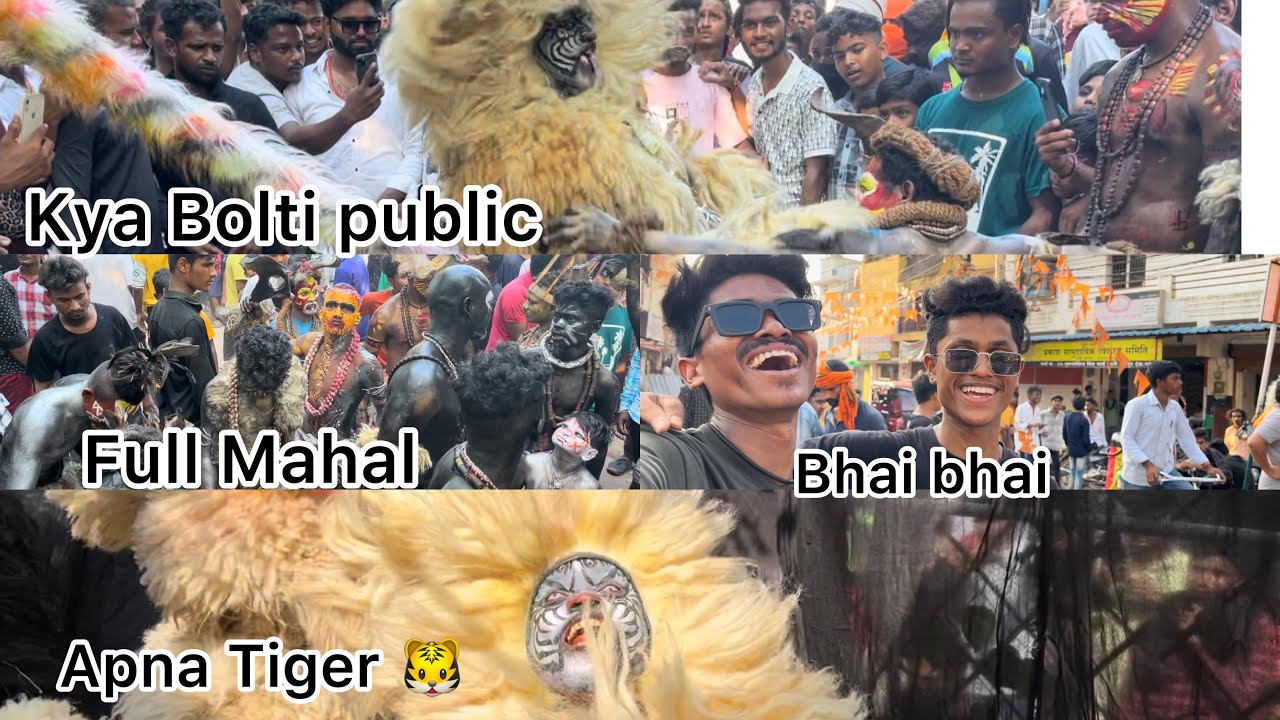 #vlog4 Aamapara Raipur Moharam Tiger Apna Bhai (Ft.Karan Bharti ) #tiger #raipur #youtube #dhumal