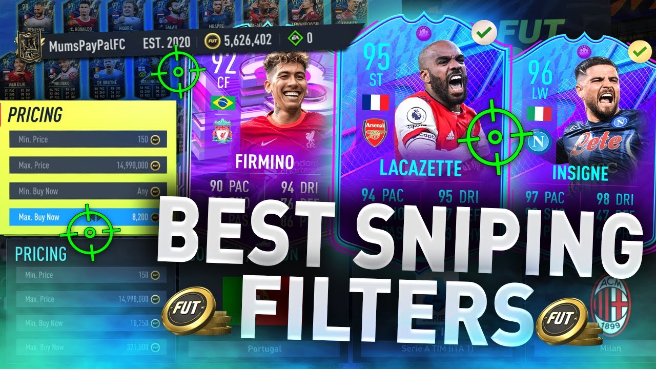 The BEST Sniping Filters Right now on FIFA 22!! 🥶
