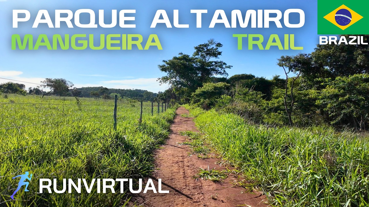 Trail Running in Brazil: Altamiro Park &bull; Mangueira Trail (Nature, Forest, Lake Scenery)