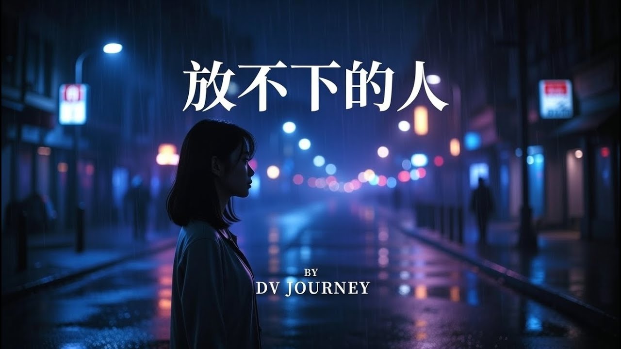放不下的人｜Fang Bu Xia De Ren (The One Who Can’t Let Go)｜Emotional Chinese Sad Song｜Lyrics Pin Yin