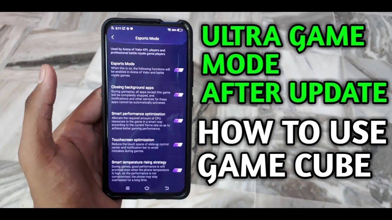 Ultra game mode after update how to use game cube any vivo vivo devices [HINDI]