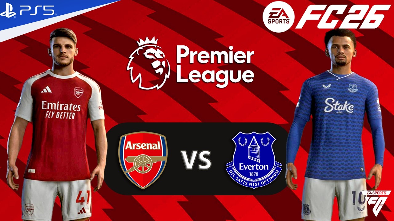 FC 26 - Arsenal vs Everton - Premier League Match - Authentic Gameplay | PS5™ 4K