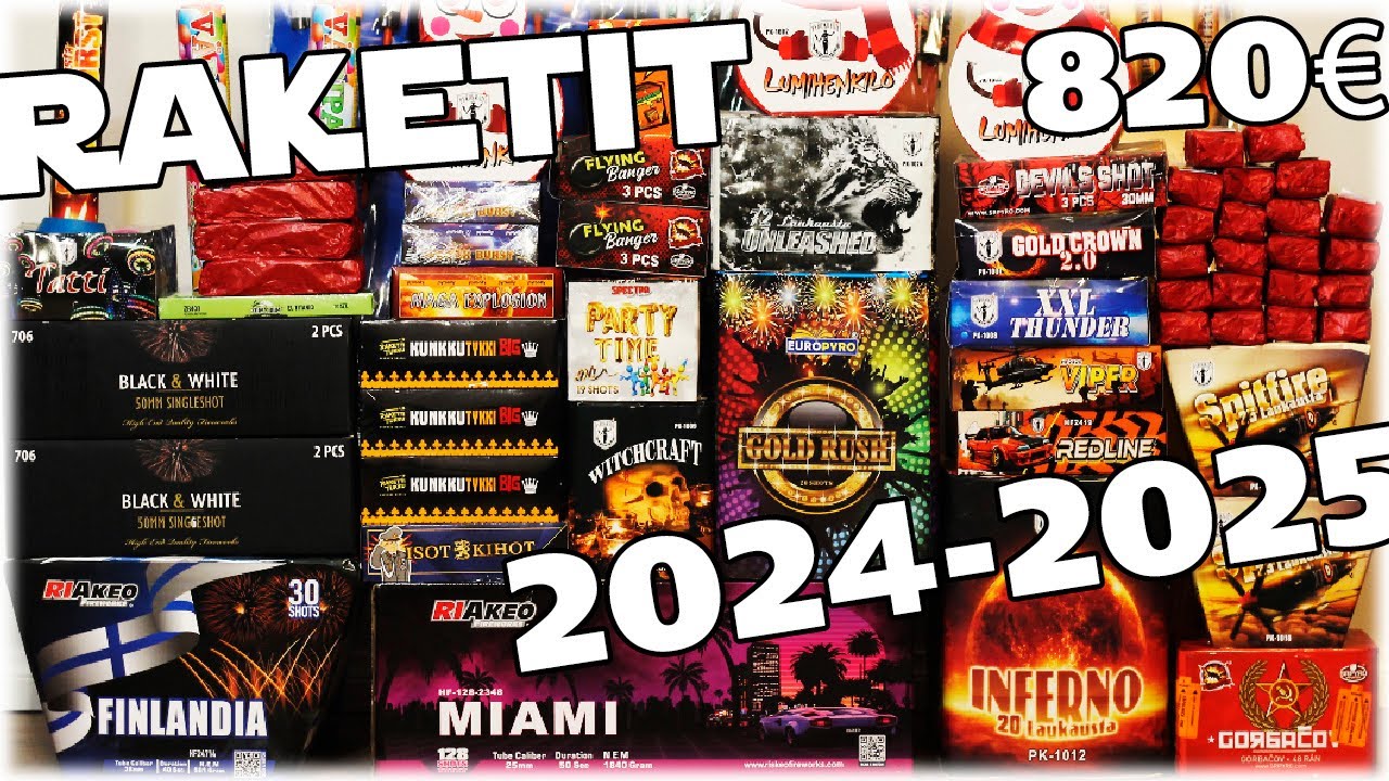 Raketit 2024-2025! - Nyt lähti käsistä setti
