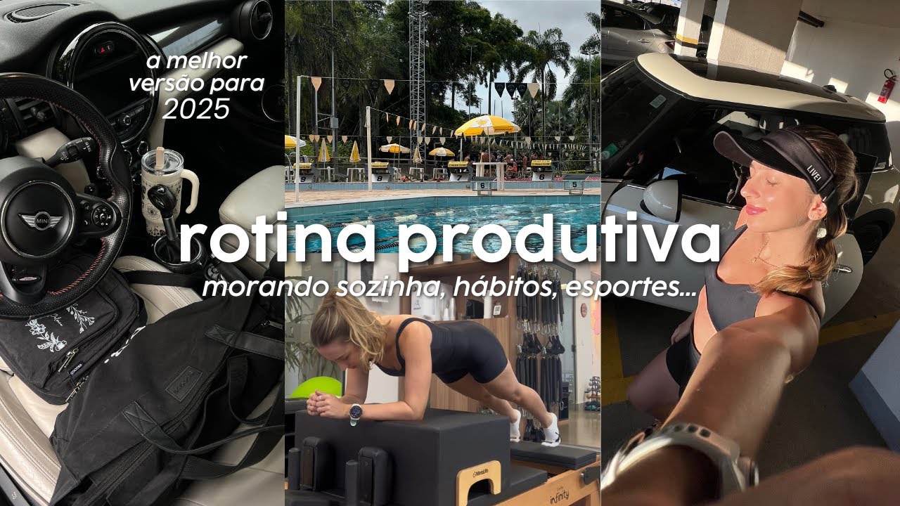 ROTINA PRODUTIVA morando sozinha e cultivando uma vida saud&aacute;vel