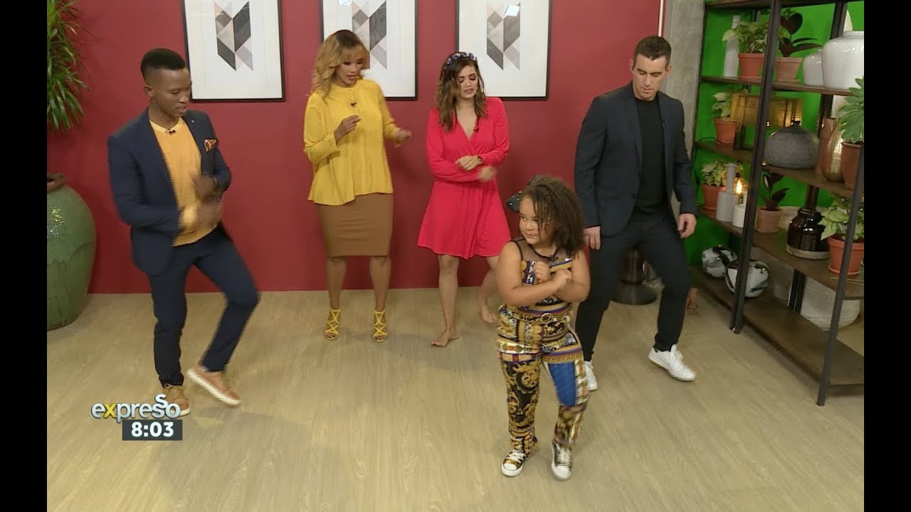 Ivanah the Dancer teaches Katlego Maboe to Dance!