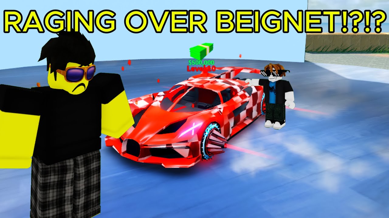 RAGING OVER BEIGNET IN ROBLOX JAILBREAK!?!?