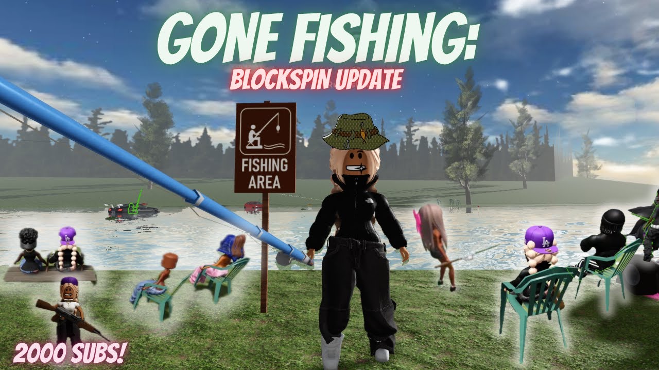 I WENT FISHING IN BLOCKSPIN ROBLOX NEW UPDATE + FREE AK