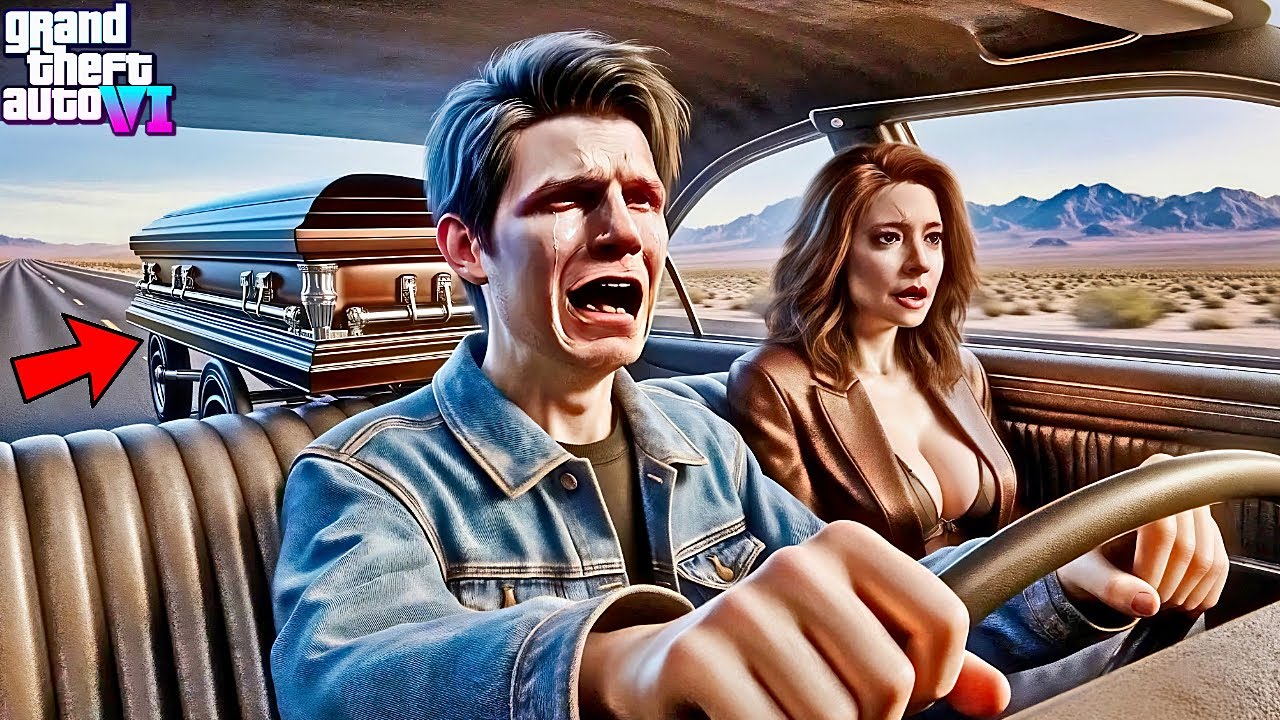 😢💔Road Trip Transporting Jessica's Body To Los Santos-GTA 5 Real Life Couples Mod Remastered Season1
