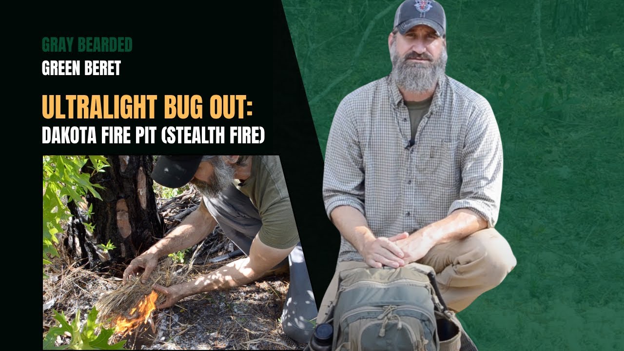 Stealth Bug Out Fire: The Dakota Fire Pit