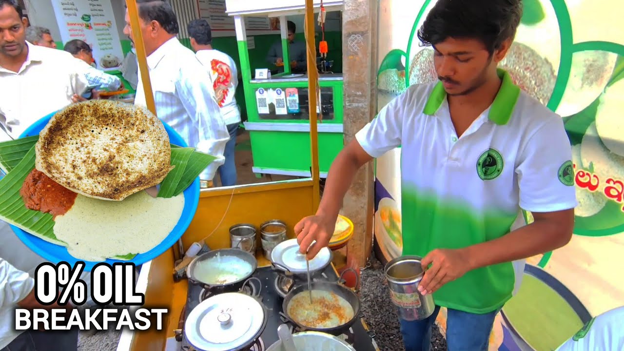 South Indian Breakfast MASALA APPAM | No Oil | Guntha Ponganalu | Pongal | Indian StreetFood