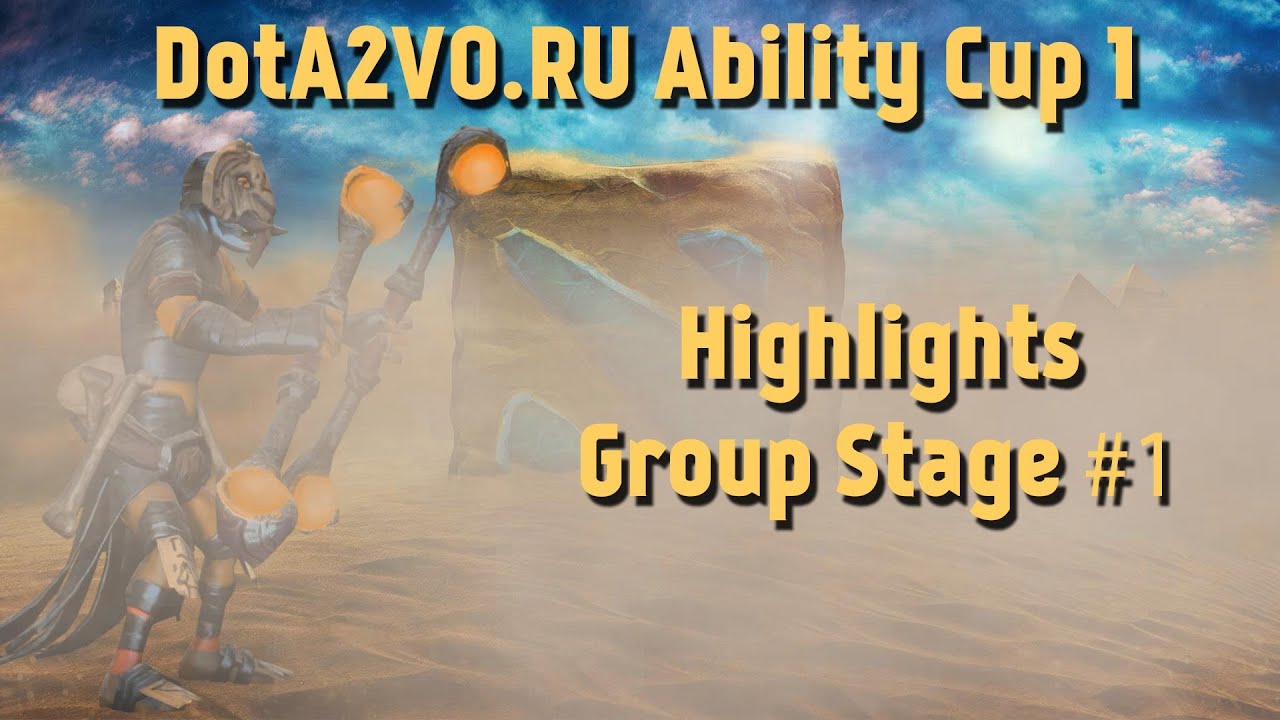 DotA2VO Ability Cup #1 - Highlights (Group Stage #1)
