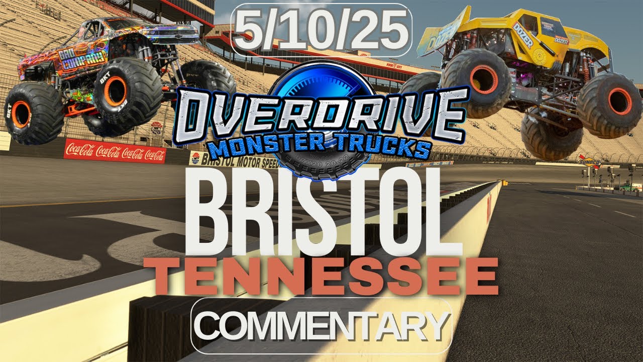 MONSTER TRUCKS IN BRISTOL MOTOR SPEEDWAY!