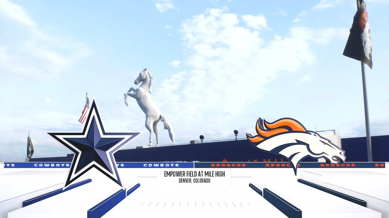 Madden NFL 26 - Dallas Cowboys Vs Denver Broncos PS5 Simulation Week 8 All-Madden (Updated Rosters)