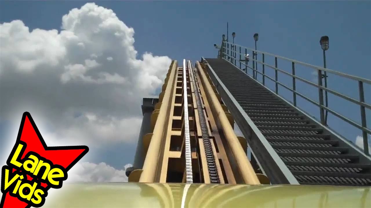 STEEL EEL Roller Coaster - Seaworld San Antonio Theme Park | Theme Park POV Roller Coaster