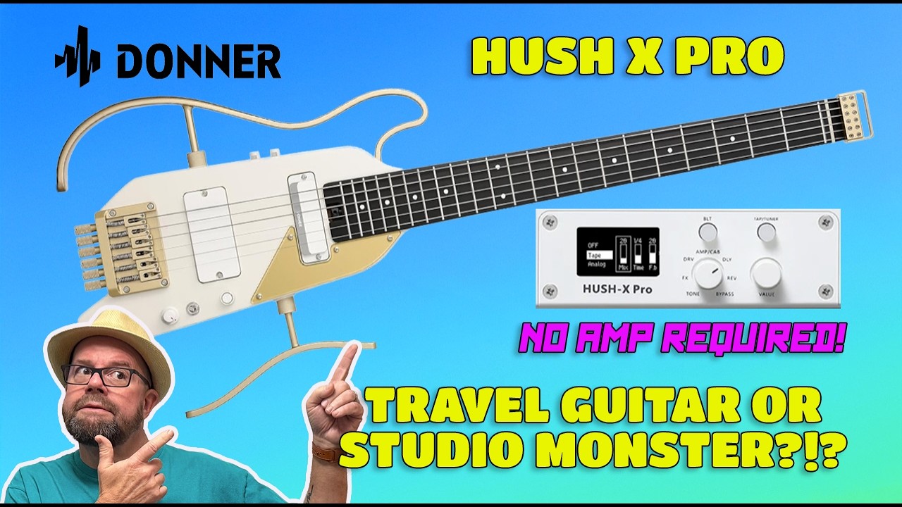 Donner Hush X Pro – This Is NOT Just a Travel Guitar!