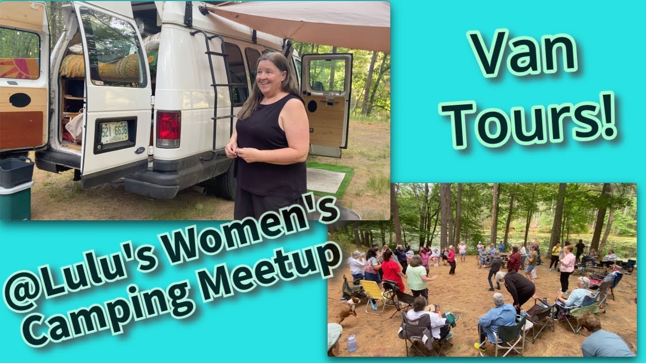 BRAVE WOMEN Camping  @LulusWay64 | Van life Talk | New England Forest Adventures