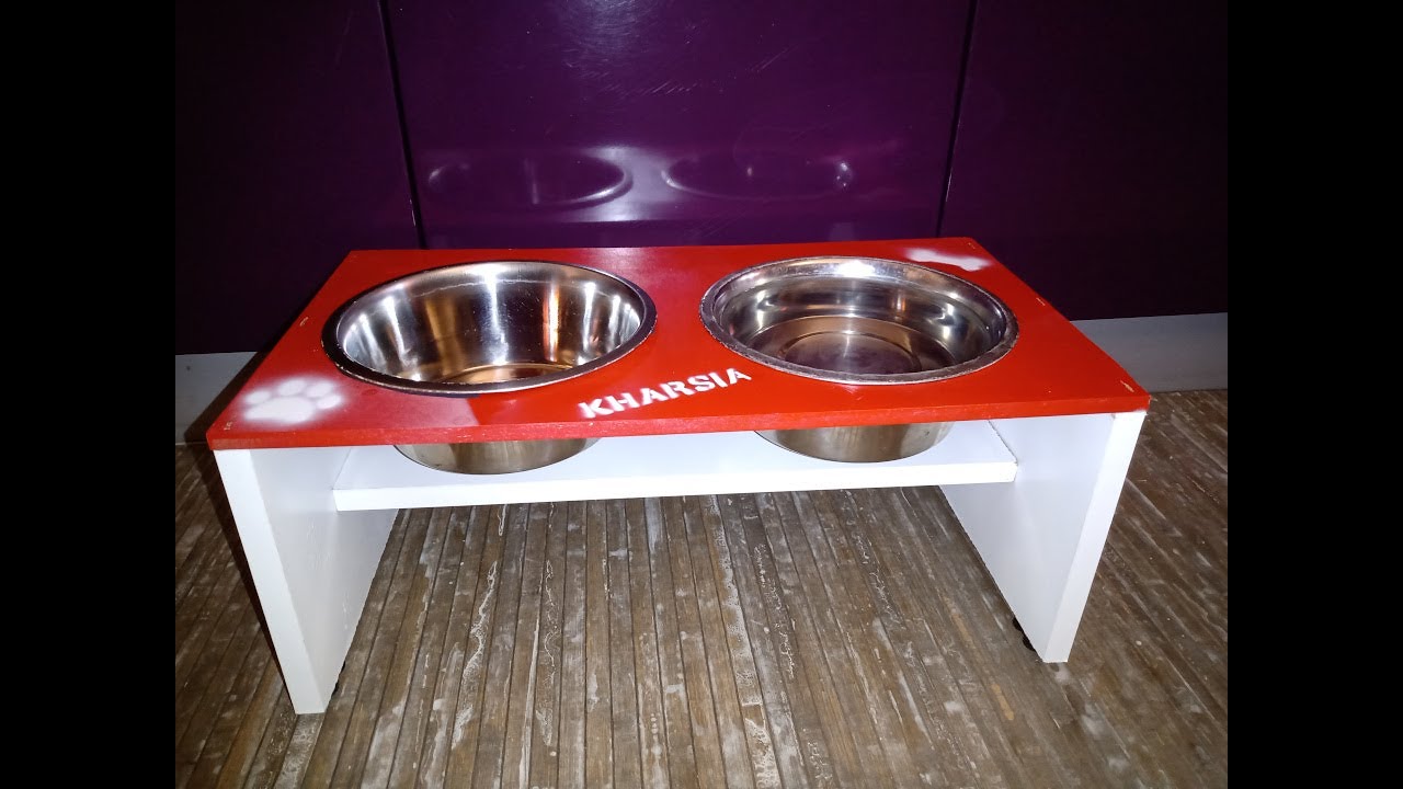 Porta ciotole rialzate per il tuo cane