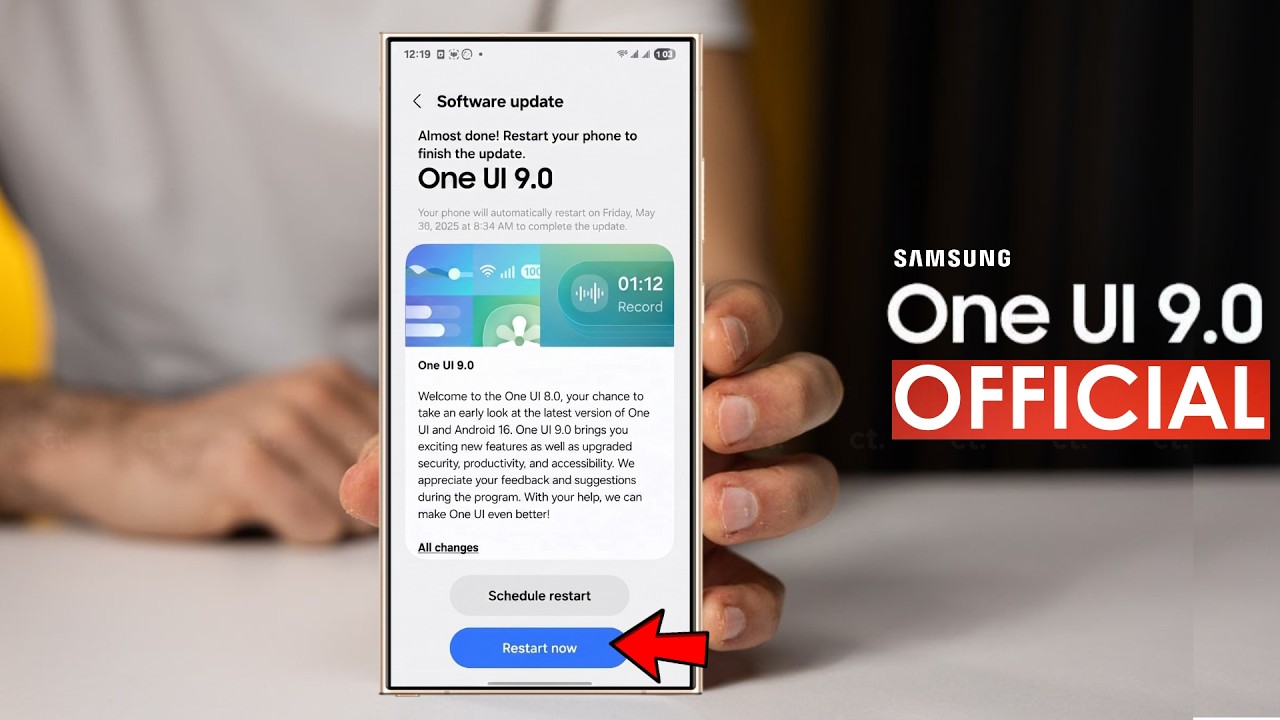 Samsung One UI 9.0 &mdash; ОФИЦИАЛЬНОЕ ОБНОВЛЕНИЕ УЖЕ ЗДЕСЬ!