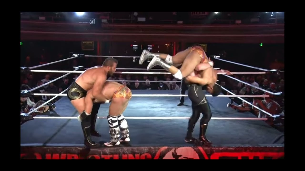PWG Kyle Fletcher and Mark Davis (Aussie Open) vs Royce Isaacs and Jorel Nelson (WCWC)