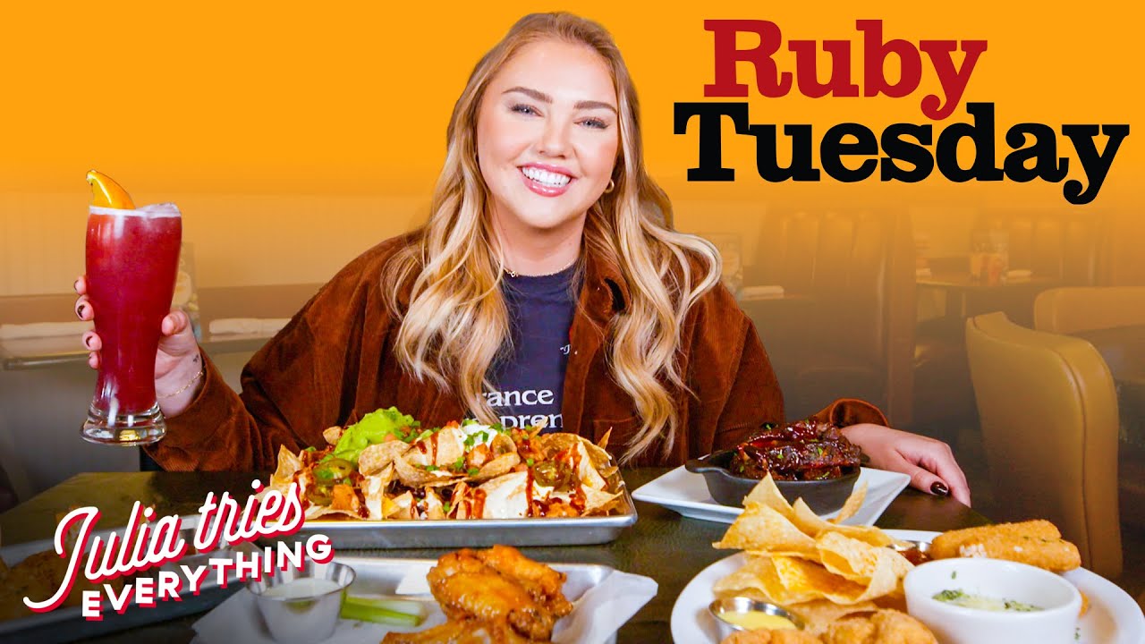 Пробуем 30 самых популярных блюд из меню Ruby Tuesday | Delish